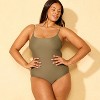 Women's Sure Soft Scoop Neck Medium Coverage One Piece Swimsuit - Shade & Shore™ - 4 of 4