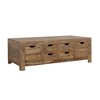 6-Drawer Coffee Table ¨C Timeless Rustic Storage for Living Room - 2 of 4