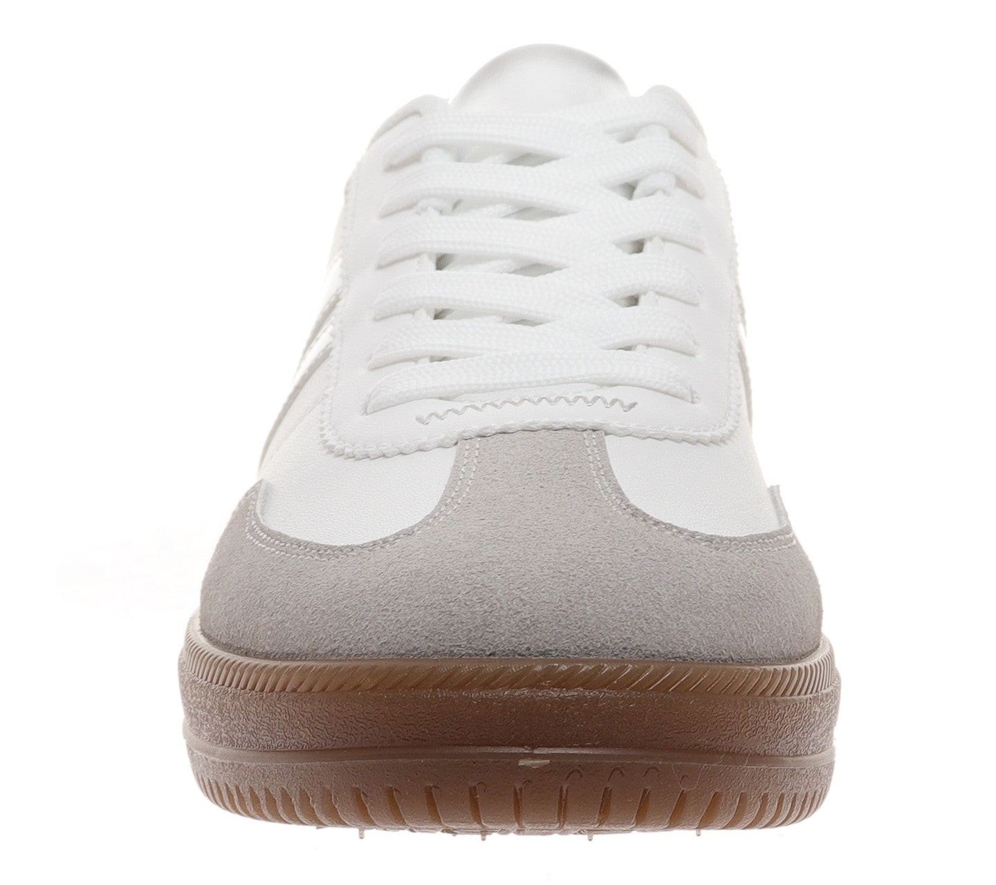Женские кроссовки Outwoods Giana-2 Lace Up Fashion Sneakers, Silver Combo, цвет: Серебряный — фото 2