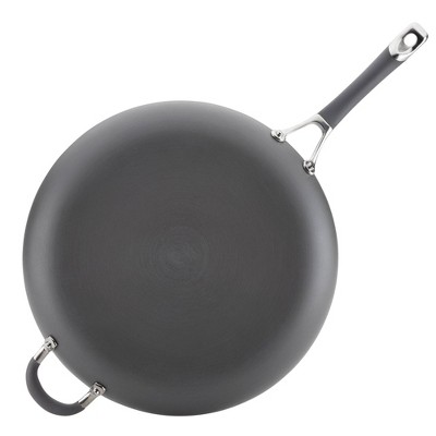 Circulon Symmetry 12 Covered Stir-Fry Pan, Black