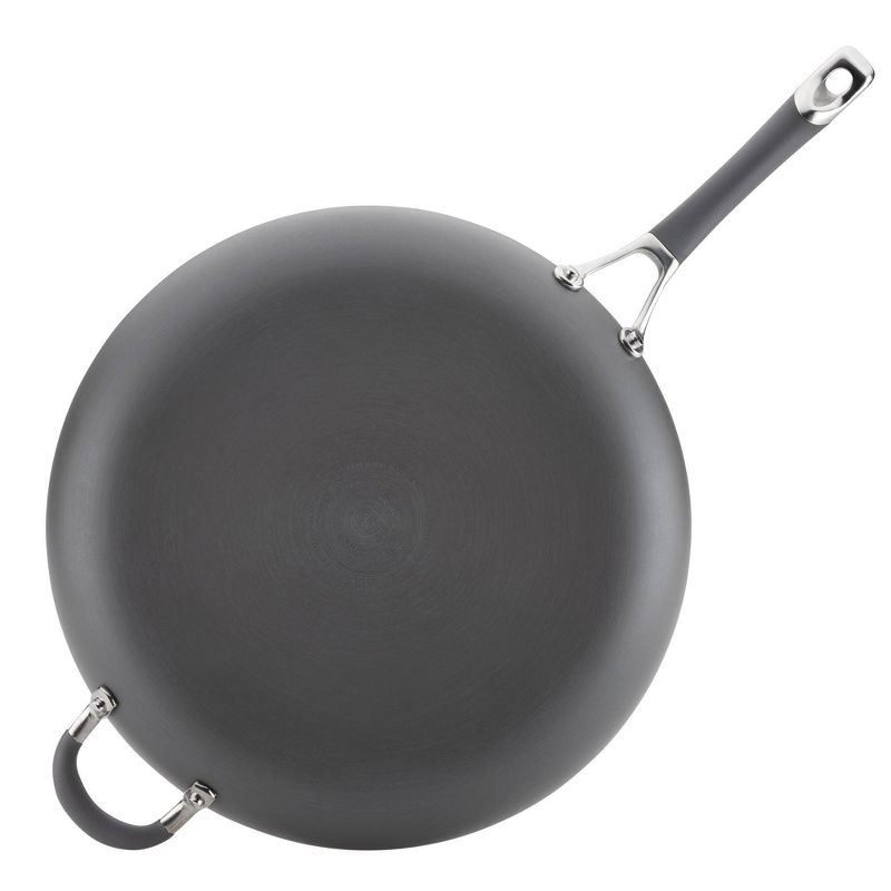 Circulon Radiance 14&#34; Nonstick Hard Anodized Frying Pan with Helper Handle Gray, 1 of 8