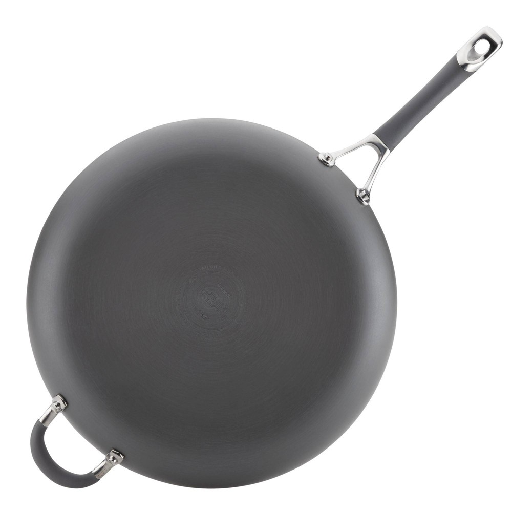 Circulon Radiance 14 Nonstick Hard Anodized Frying Pan with Helper Handle Gray