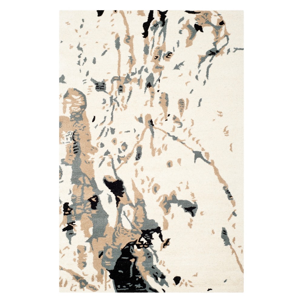 2'x3' Splatter Accent Rug Ivory - Safavieh