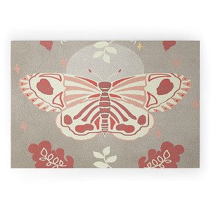 Viviana Gonzalez Vintage Butterfly Looped Vinyl Welcome Mat - Society6 - 1 of 2