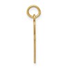 Black Bow Jewelry 14k Yellow Gold Laser Designed Ankh Cross Pendant - 2 of 4