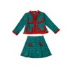 Made For Fashionistas Sequined Tweed Blazer and Skirt Set Mia Belle Girls - 4 of 4