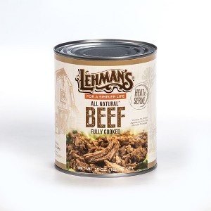 Lehman's All Natural Canned Meat, USA Made Ready to Eat for Everyday, Camping or Emergencies, 28 oz Can - 1 of 4