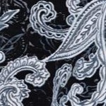black bandana paisley