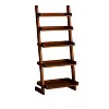 Kumasinova 55"H 5-Tier Ladder Bookshelf with Open Shelves,Elegant Vertical Display Storage Organizer,Compact Bookcase for Office & Study,Antique Oak - 2 of 4