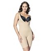 Maidenform Women's Shapewear Open Bust Wear Your Own Bra Mid Thigh Bodysuit 874 - 4 of 4