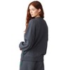 Future Planet Oversized Saturn Crewneck Sweatshirt Charcoal - 2 of 4