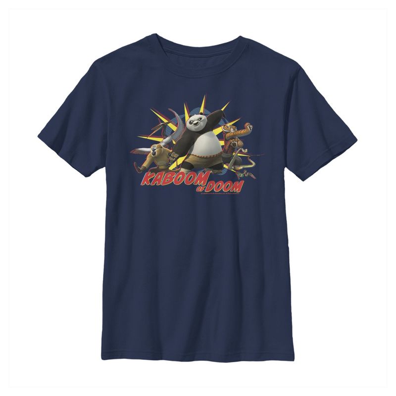 Boy's Kung Fu Panda Kaboom of Doom T-Shirt, 1 of 4