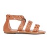 Olivia Miller Girl's Starlin Ankle Strap Sandals - 5, COGNAC - 2 of 4