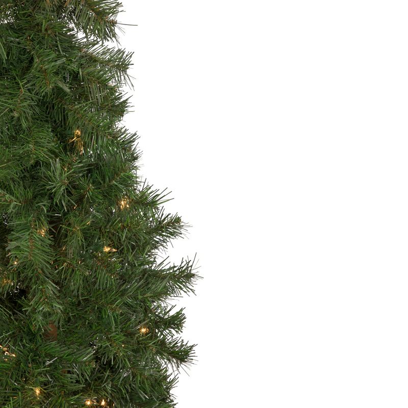 Northlight 3ct Prelit Artificial Christmas Trees Woodland Alpine 5' - Clear Lights, 6 of 9