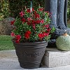 Sunnydaze Indoor/Outdoor Patio, Garden, or Porch Weather-Resistant Double-Walled Laurel Flower Pot Planter - 13" - Rust Finish - image 4 of 4