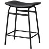 TOAOTBNBOB Contemporary Counter Height Bar Chairs with Metal Legs, Backless Barstools Set of 2, Upholstered Bar Stools for Dining Room - 2 of 4