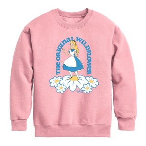 Boys' - Disney - Alice In Wonderland Graphic Long Sleeve Fleece Sweatshirt - 1 of 3