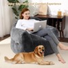 TROPOW Extra Large Bean Bag Chair,Pre-Filled Plush Beanbag Sofa for Adults, Kids & Teens, Comfortable Lounge Chair for Bedroom & Living Room - 2 of 4