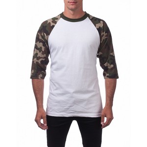 Pro Club Men's Comfort Baseball Tee Crew Neck T-Shirt - 1 of 4