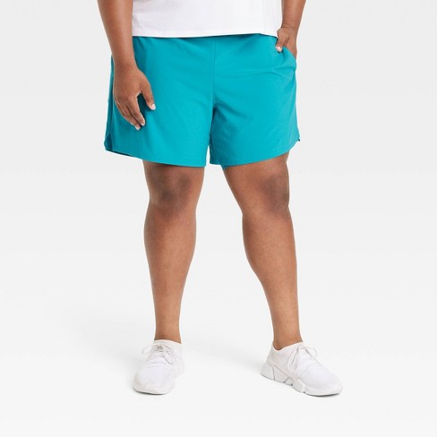 Men's Big Lined Run Shorts 9 - All In Motion™ Light Blue 3XL