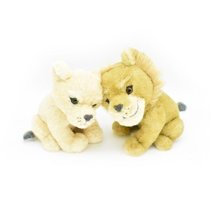 African lion Cubs, Male and Female Pair, Baby, Lion Cubs, Very nice Plush Animal, Soft,  Toy Figure, Model, Replica, Kids,  10 Inches.   CWG98 BB1 - 1 of 4