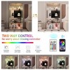 Syemin Decorative Storage Cabinets Tempered Glass Display Cabinet, Display Cabinet with Glass Doors, Storage Cabinet, White, 30.91"*13.58"*64.17" - 4 of 4