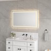 Sapphtopaz Rectangle Bathroom Mirror, Wall Mounted Vanity Mirror with Aluminum Frame,Anti-Fog Mirrors Memory, 3 Colors for Bathroom,Over Sink,Bedroom - 4 of 4