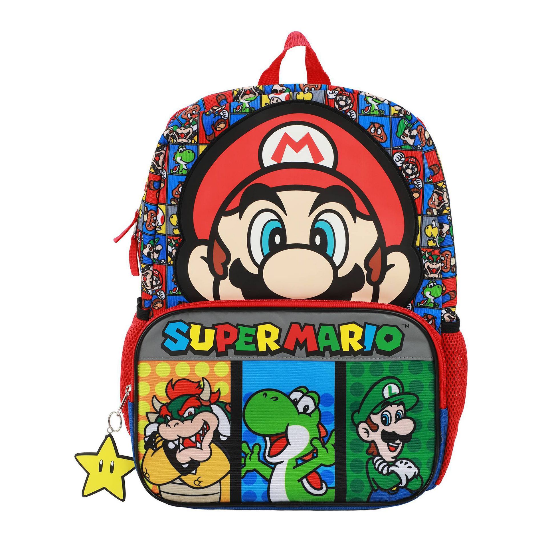 Super Mario Kids' 14.4L Single Backpack - Blue