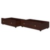 Donco Kids 500-FCP_505-CP Contempory Bed with Dual Underbed Drawers, Full, Dark Cappuccino - 4 of 4