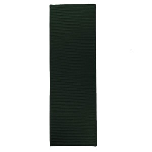 Colonial Mills Reversible Flat-Braid (Rect) Runner - Hunter Green 2'4"x11' - 1 of 2