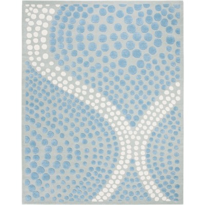 Soho Soh654 Hand Tufted Area Rug - Light Blue - 8'3