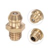 Unique Bargains Brass Straight Hydraulic Grease Fitting Accessories 10 Pcs - 4 of 4
