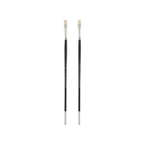 Creative Mark Pro Stroke Premium White Chungking Hog Bristle Artist Paint Brush - Bright - Natural Bristle Brush w/ Great Control Suitable for Oils, - 1 of 3