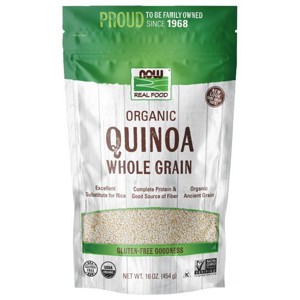 Quinoa Grain Organic,Non GMO by Now Foods  -  1 lb Grains - 1 of 2