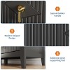 Dresser for Bedroom with 6 Drawers, 54" Extra Wide Modern Chest of Drawers with Metal Handle, Dresser TV Stand, Wood Drawer Organizer - 3 of 4