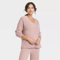 Women's Cozy Feather Yarn Top - Stars Above™