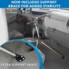 Mount-It! Laptop Vehicle Mount, No-Drill Computer Mounting Bracket for Front Passenger Seat, Sturdy and Full Motion Lockable Joints, Fits Up to 17" - 4 of 4
