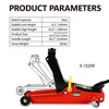 2 Ton Low Profile Floor Jack, Hydraulic Trolley Jack Car Lift, Steel Racing Floor Jack with Single Piston Quick Lift Pump, Lift Range 3.3"-15.2" - 4 of 4