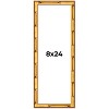 PosterPalooza | 8x24 Bamboo Picture Frame, UV Acrylic, 4 Finishes - Brown, Black, Gold, and Natural - 2 of 4