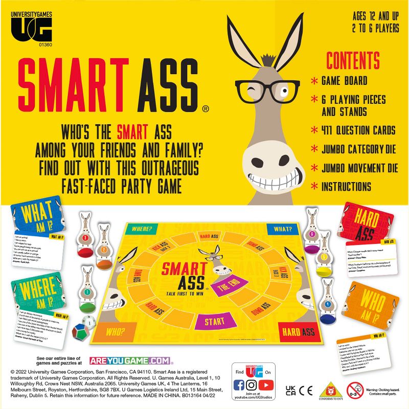 Smart Ass Trivia Board Game, 3 of 7