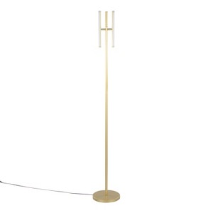 Icicle 65" Modern Swivel Floor Lamp in Gold Metal by LumiSource - 1 of 1