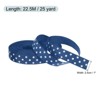 Unique Bargains Polyester Washable Soft Grosgrain Ribbons for DIY Crafts Gift - 2 of 4