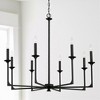 Capital Lighting Clint 8 - Light Chandelier in  Black Iron - 2 of 4
