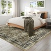 Area Rugs for Living Room Bedroom Vintage Distressed Rug Floral Print Accent Rug - 2 of 4