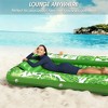 Jasonwell 4-in-1 Inflatable Tanning Lounger, Sun Tan Tub & Pool Raft, Water-Filled Mat for Adults & Kids (XL), Green - 2 of 4