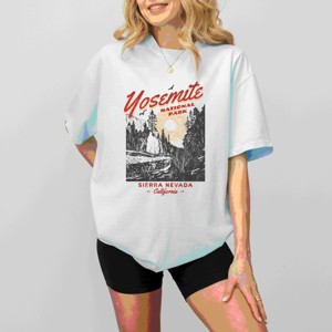 Simply Sage Market Yosemite National Park Sierra Nevada Garment Dyed Tee - 1 of 4