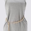 Unique Bargains Women's Faux Pearl Waist Chain Gold Tone 1 Pc - 2 of 4