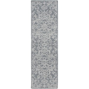 Micro-Loop MLP425 Tufted Indoor Runner Rug - Grey/Ivory - 2'3"x8'- Safavieh - 1 of 4
