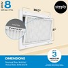 Simply Air Filters, MERV 8, 4 Pack, Furnace Air Filter for HVAC - 2 of 4