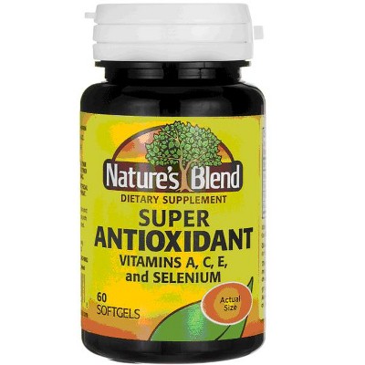 Nature's Blend Super Antioxidant Aces 60 Softgels.